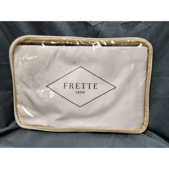 Frette Grace King Flat Bottom Sheet 106 In x 126 in 100% Cotton White NEW! - Picture 1 of 6
